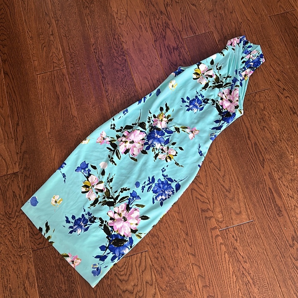 Long, beautiful floral dress
